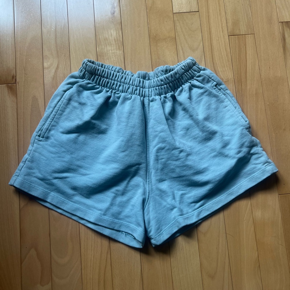 Women's Blue Casual Shorts